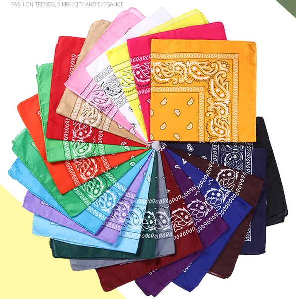 

novelty print paisley bandanas cowboy bandana handkerchiefs paisley print head wrap scarf, White