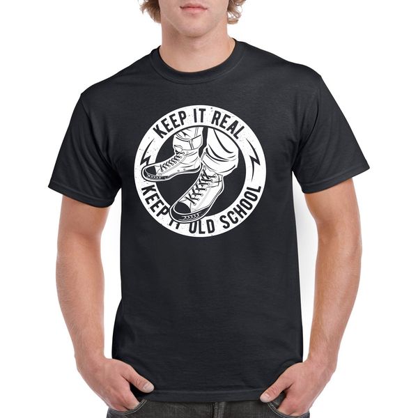 

men summer round neck men's t shirt tshirt hipster cool keep it real keep it old school cool sport hooded sweatshirt hoodie