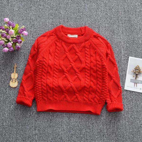 

1 8y мальчики девушки свитера сплошные детские детские свитера хлопок мягкий теплый теплый длинный рукав зимние свитеры для девочки bbyqcd, Blue