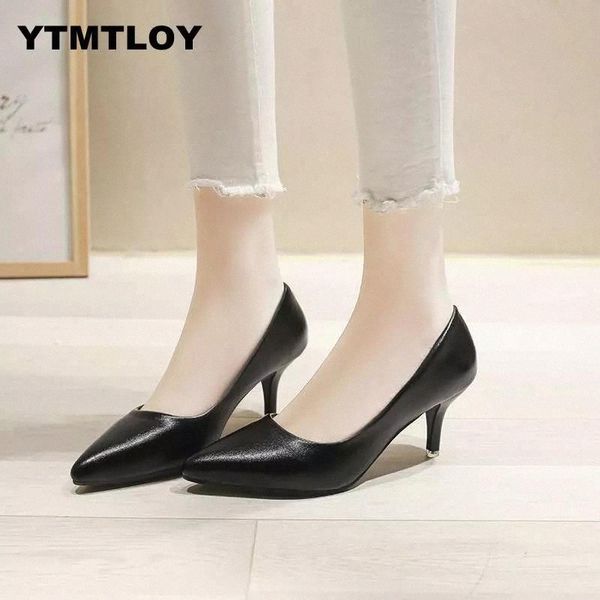 

20212019 new women pumps summer fashion pointed toe wedding party shoes woman sandals high heels zapatillas mujer lady shoes #bx87, Black
