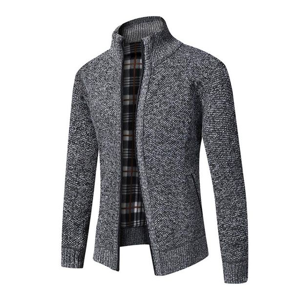 

men's jackets winter men thick business casual sweater coats cardigan slim fit knitwear outwear warm autumn jumper, Black;brown