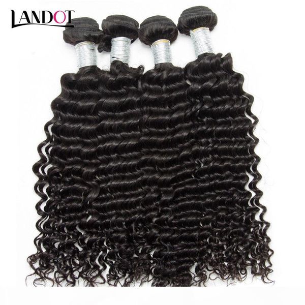 

brazilian curly virgin human hair weave bundles unprocessed peruvian malaysian indian cambodian mongolian deep curly remy hair natural color, Black