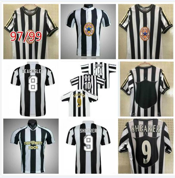 

94 95 96 97 98 99 05 06 shelvey 8 retro soccer jersey 1994 shearer pinas 1984 1995 1997 99 05 06 united owen classic football shirts, Black;gray