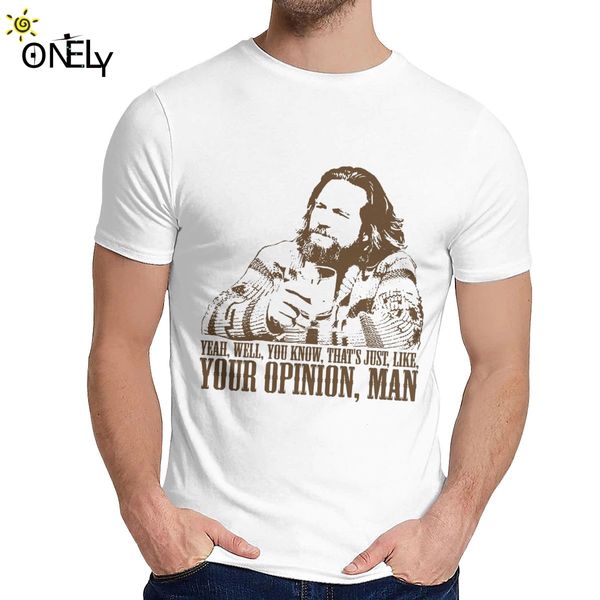 

the big lebowski t-shirt classic round neck 3d print man's like you're opinion retro plus size tee shirt sport hooded sweatshirt h