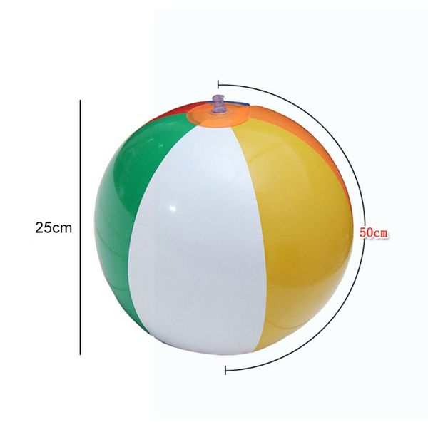 

23 30 36cm inflatable beach ball pvc water balloons rainbow color balls summer outdoor beach swimming toys new arrival f wmtjlf