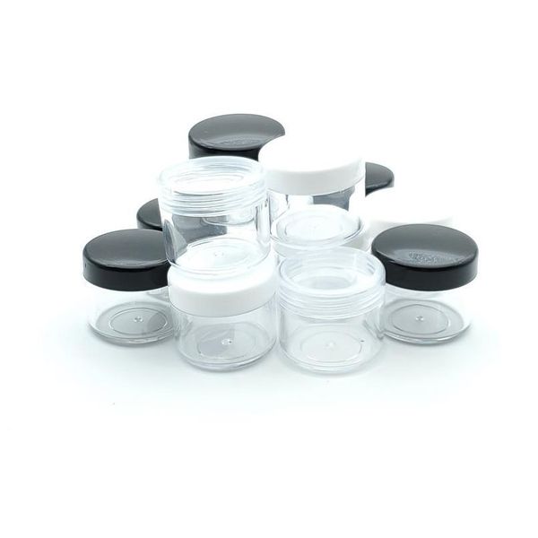 

10pcs 2g / 3g / 5g / 10g 15g 20g empty plastic transparent cosmetic jar cosmetic container lotion bott bbyzzz