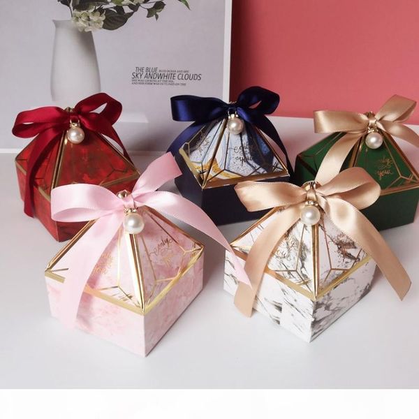 

новый gem tower бронзировать candy box малых картонных коробок wedding card decorationpaper упаковка для подарков партии события supplies