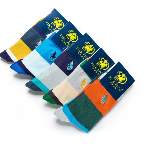 

осень зима мужские хлопок и хлопчатобумажные носки socksmedium трубные мужские полосатые носки cwcmo, Black