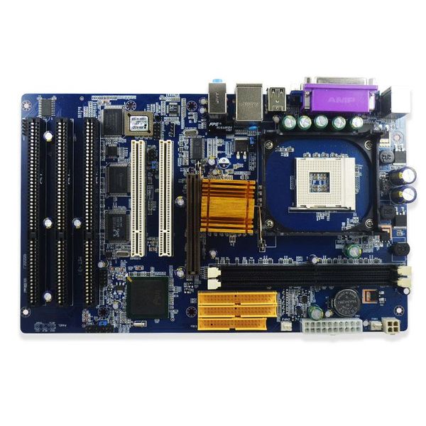 Yeni Orijinal Endüstriyel Vergi Anakart 845GV 845GL ISA Ana Kurulu 478 DDR 2PCI 1 AGP 4/8X 3 ISA