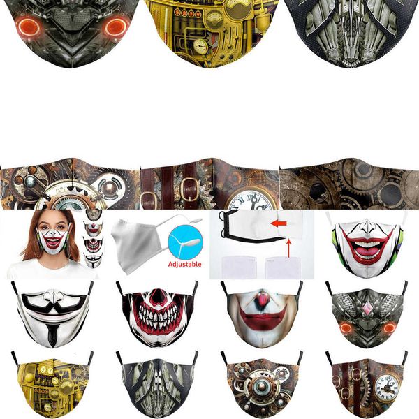 

face print galaxy mouth skull mask big washable fabric mask pm 2.5 protective dust mouth- tjdqtjdq 49ws