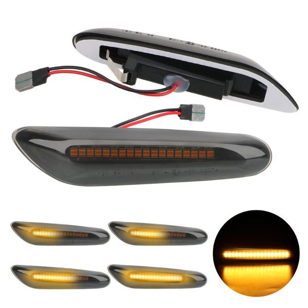 

leepee turn signal lights flowing water car indicator dynamic led side marker light for e90 e91 e92 e93 e60 e87 e82 e61