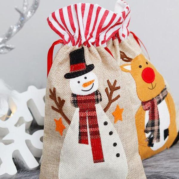 

new christmas candy storage bag gift exquisite santa claus oversized bunch bag new year christmas present kid handbag 031
