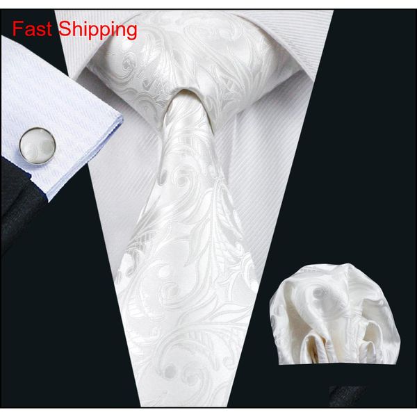 

hight quality woven silk mens necktie beige floral silk tie for men business wedding bridegroom neckties withe cufflinks and hanky vjwrg, Black;blue