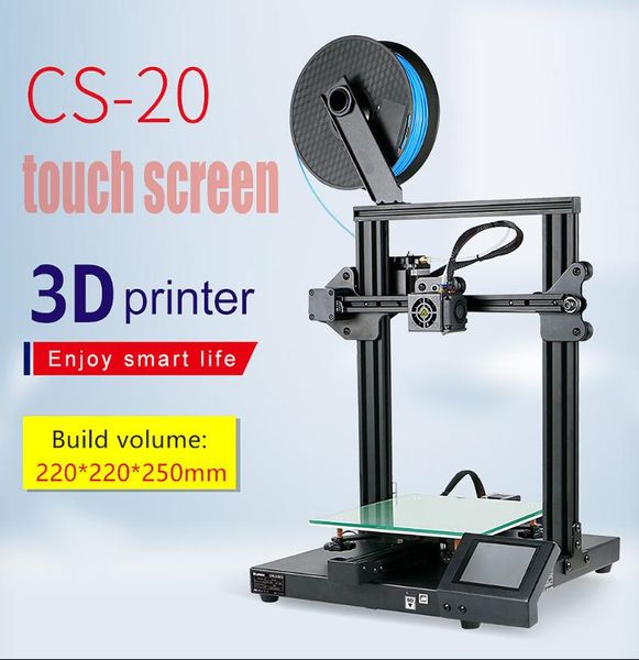

creasee cs20 3d printer high precision touch screen diy 3 d print kit metal frame impresora 3d 220x220x250mm fdm printers