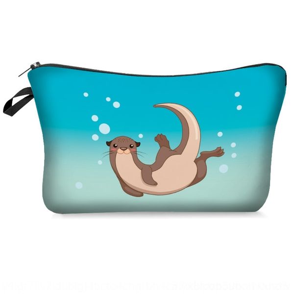 

2wyjj print cosmetic digital print otter otter cosmetic storage bag digital storage bag bag iy7kj