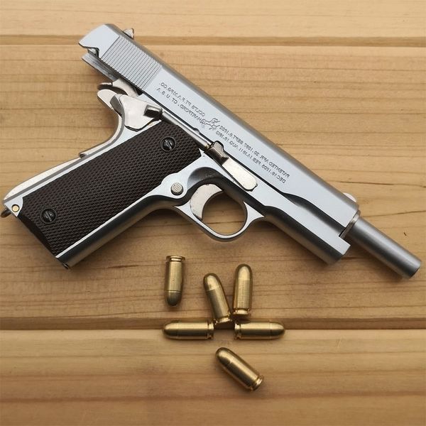 

351: 2.05 alloy empire m1911 metal gun model boy simulation children's toy gunmen can't shoot