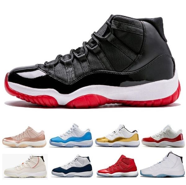 

new 11 11s high low le shoes 72-10 11s blue cap and gown space jam gold infrared platinum tint concord red 23 45 j11 sneakers