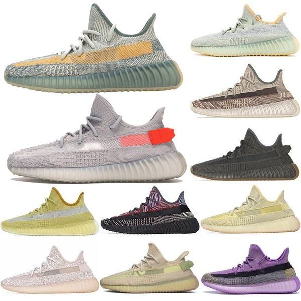 

mens trainers designer shoes kanye v2 men running shoes fade carbon natural earth cinder reflective mens trainers women sneakers
