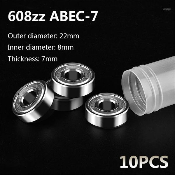 

skateboarding 10pcs scooter ball roller double shielded deep groove bearings skate wheels parts accessories skateboard1
