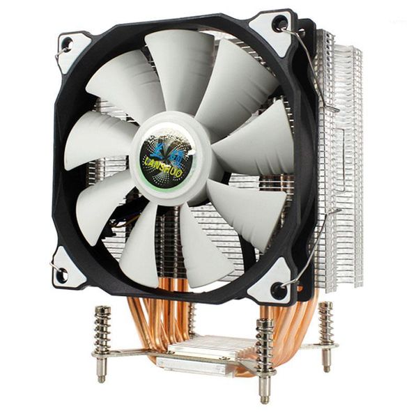 

lanshuo cpu silent single fan 6 heat pipe 4 wire ligent temperature control cpu cooler fan for lga 2011 self-containe1