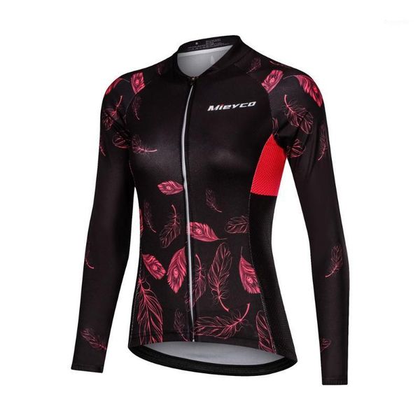 

women's cycling jersey roupa ciclismo feminina long sleeve shirt road bike mtb bicycle clothes outdoor sportswear spring autumn1, Black;blue