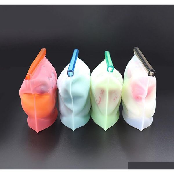 

1500ml reusable sile food fresh bag wraps fridge food storage containers refrigerator bag kitchen colored qylcfh bbgargden