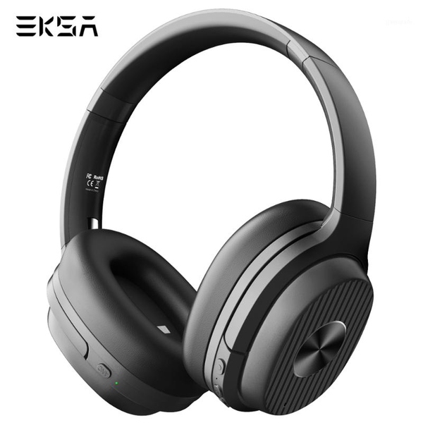 

eksa e5 bluetooth 5.0 headphones active noise cancelling headphone 920mah wireless headset with mic for phones foldable over-ear1