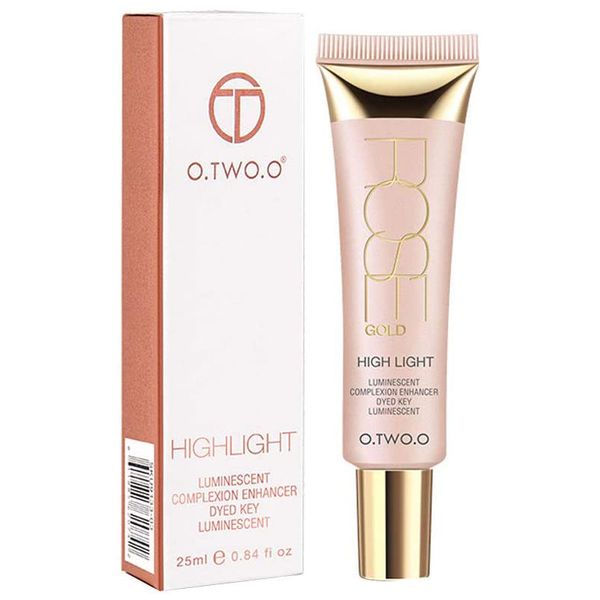 

rose gold liquid highlighter luminescent contouring illuminator concealer glow cosmetics brighten shimmer smooth long-lasting face makeup