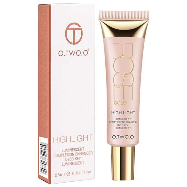 Evidenziatore liquido oro rosa Luminescente Contouring Illuminatore Concealer Glow Cosmetics Brighten Shimmer Smooth Long Lasting Face Makeup