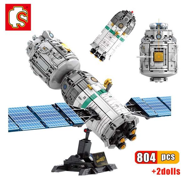 

sembo spaceflight sounding rocket perations launcher manned building blocks kit bricks classic spaceship model kids toy for kids wmttjm