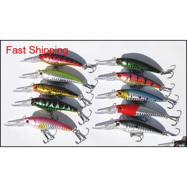 

fishing lure crank minow 90mm 8g 10 piec qylcoq bdepack2001