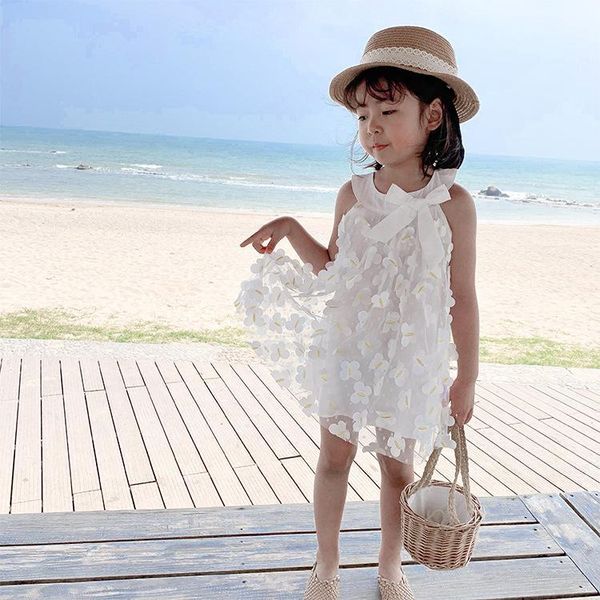 

girl's dresses girls dress 2021 summer baby children's tulle little girl butterfly fashion can white princess1, Red;yellow