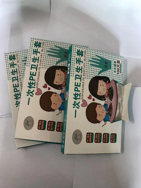 

food plastic cooking disposable pe preparation clean household tool protection gloves