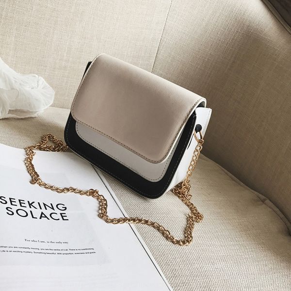 

pluve dofea small color bagbag new korean versatile chain women's mini small contrast shoulder messenger bag shoulder