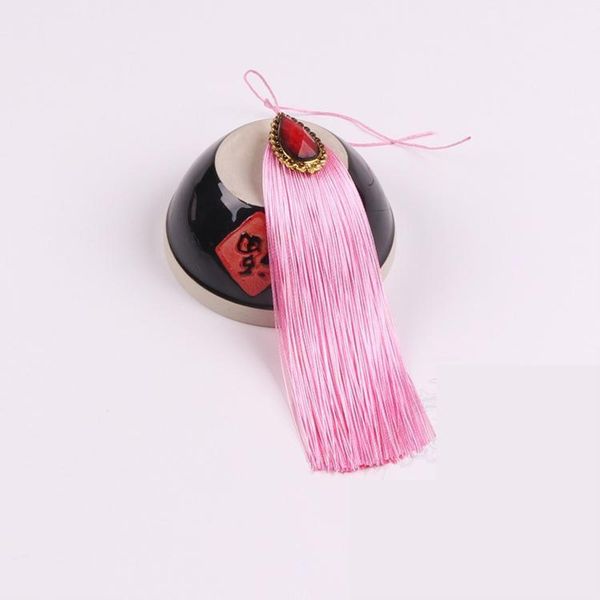 

5pcs red gem tassel pendant fringe diy jewelry make accessories craft tassels handmade home textile garment sewing decoration h qyljqx