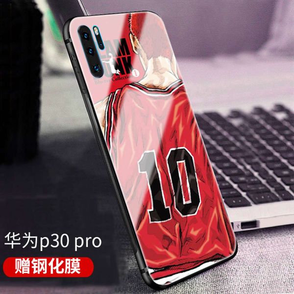 

мобильный чехол для мобильного телефона новый p30 личности креативное стекло силиконовые крышки мужчин и женских хлопьев mastervip2