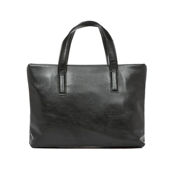 

new black leather famous brand business men briefcase for documents bag casual large capacity travel man handbags p1099