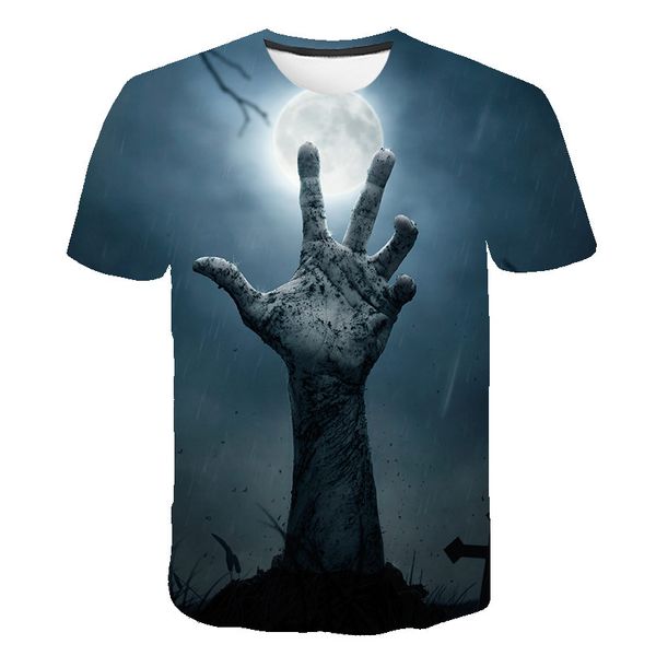 

terror hand film 3d print shirts hippie kawaii hippie men clothing
