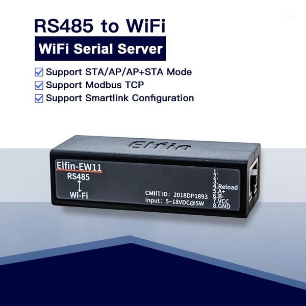 

smart home control ew11 mini rs485 serial server to ethernet modbustcp rj45 converter with embedded web server1