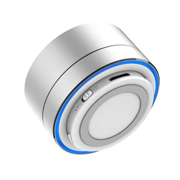 

a10 bluetooth portable mini speaker led flashlighting wireless bluetooth speakers for ios android phones with retail box 10pcs/lot