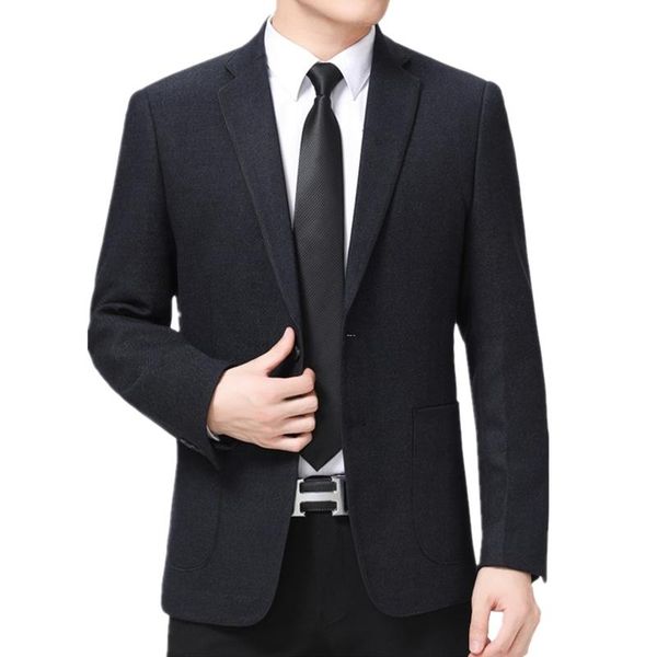 

men's suits & blazers blazer masculino autumn casual business for men jacket single-breasted costume homme mariage slim male long sleev, White;black
