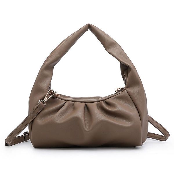 

2020 new women's personality messenger ladies shoulder bag fashion solid color portable diagonal bag pu female