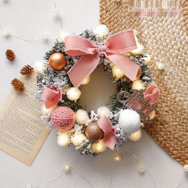 

gf4xz рождество garland посадки сцены посадки 45/60 / 90см розовый 2020 венок дерево tingzhi 2020 гирлянда украшения украшения сцены 45/60