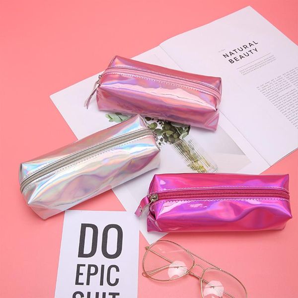 

laser pencil case school for girls boy school supplies stationery gift pencilcase pencil box bag office supplies