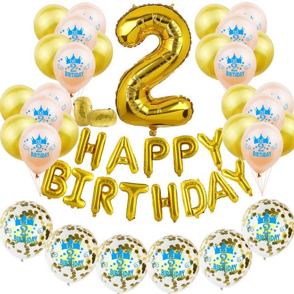 

amawill 1 набор мой первый первый день рождения latex конфетти количество шар baby girl boy rose gold 1 2 3 year old счастливый yxldwq bde_j