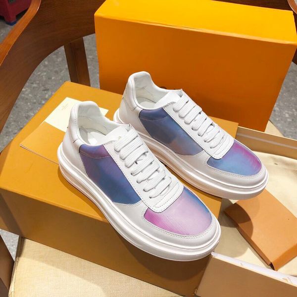 

sell men portable white chaussures casual fashionable joker women shoes classic printing flower dazzle colour lovers shoes, Black