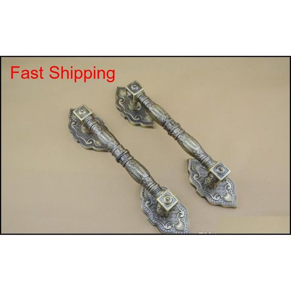 

antique bronze european 370mm zinc alloy villa archaize wooden door l glass door handle steel pull door knob har qyluza bde_luck