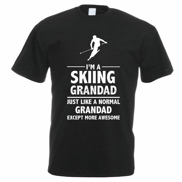 

fashion casual men t shirt i'm a skiings grandad grandparents father day funny gift idea mens t shirt sport hooded sweatshirt hoodie