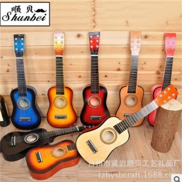 

6 strings ukulele colorful mini guitar portable 21 inch mini ukulele acoustic for children kids beginners home-schooling gift