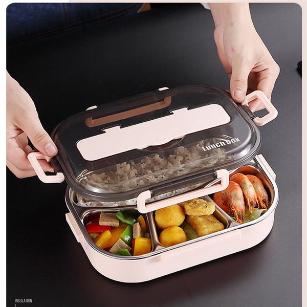 

lunch container quality stainless steel lunch box containers with compartments portable leakproof bento food container with bbypnu